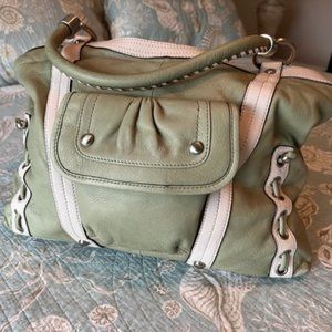 B Makowsky Glove Leather Tote Hobo Bag